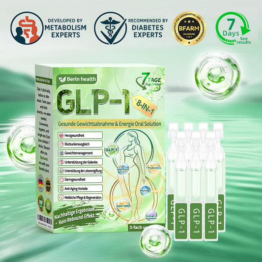 🇩🇪Berlin Health®  𝗚𝗟𝗣-𝟭 𝟖-𝗶𝗻-𝟭 Gesundheitslösung zum Einnehmen (nur einmal täglich. sichtbare Veränderungen in 7 Tagen) ✅ Bei Fettleibigkeit. Herz-Kreislauf-Gesundheit. Diabetes. Schlafapnoe. Darmgesundheit. Gelenkproblemen und mehr