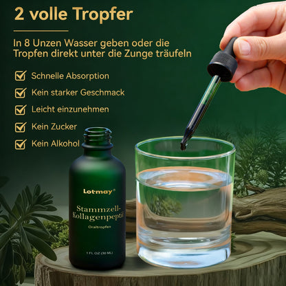 Offiziell autorisierte Exklusivausgabe | Lotmay® Stammzell-Kollagenpeptid Oraltropfen👩‍⚕️(Straffung & Glättung der Haut & Verringerung der Faltenbildung)🌵