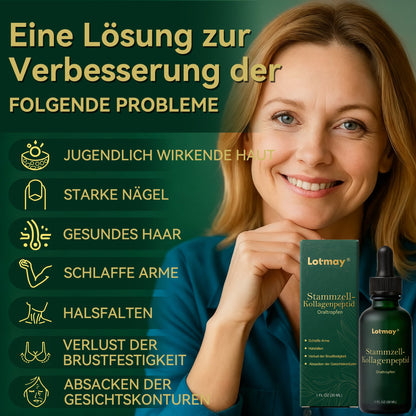 Offiziell autorisierte Exklusivausgabe | Lotmay® Stammzell-Kollagenpeptid Oraltropfen👩‍⚕️(Straffung & Glättung der Haut & Verringerung der Faltenbildung)🌵