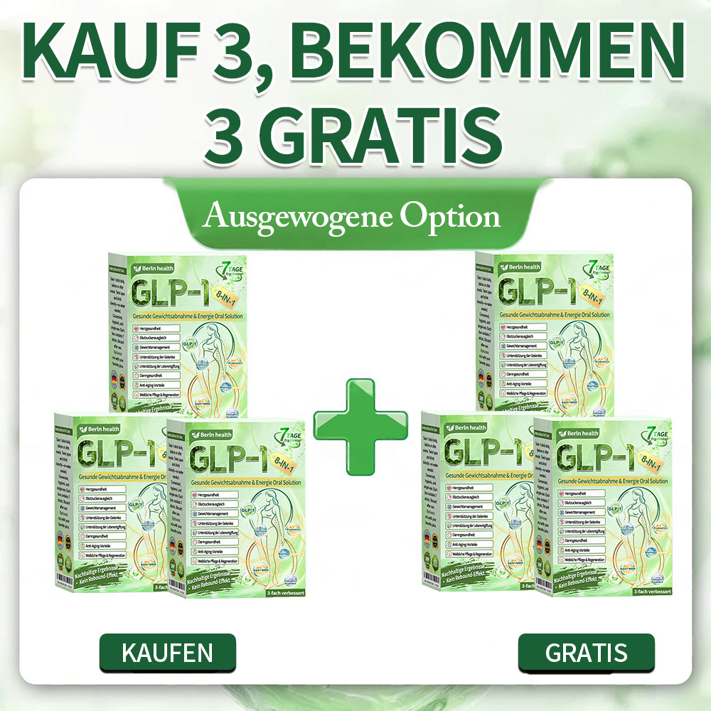 🇩🇪Berlin Health®  𝗚𝗟𝗣-𝟭 𝟖-𝗶𝗻-𝟭 Gesundheitslösung zum Einnehmen (nur einmal täglich. sichtbare Veränderungen in 7 Tagen) ✅ Bei Fettleibigkeit. Herz-Kreislauf-Gesundheit. Diabetes. Schlafapnoe. Darmgesundheit. Gelenkproblemen und mehr