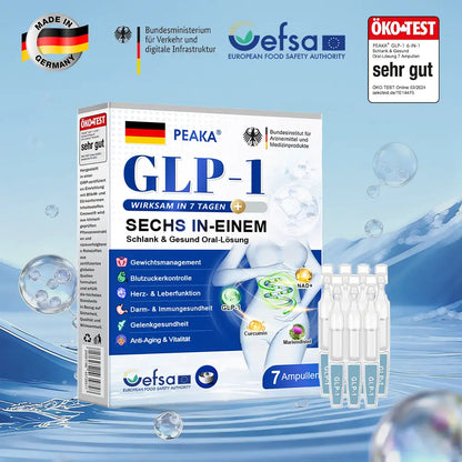 Exklusiv im offiziellen Shop: PEAKA® 💧6-in-1 GLP-1 – Die zertifizierte Lösung für Ihr Wohlbefinden und einen gesunden Stoffwechsel.