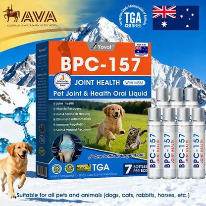Offizieller DE-Store 🐶🐱Yovot® BPC-157 Advanced Joint & Total Body Health Oral Liquid – (Für Hunde, Katzen und Säugetiere. Eine Flasche täglich, Ergebnisse innerhalb von 7 Tagen)